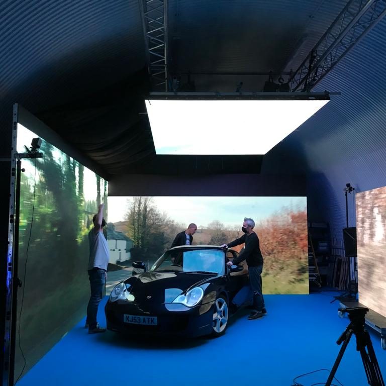 LED Screen For Car Shoot in studio